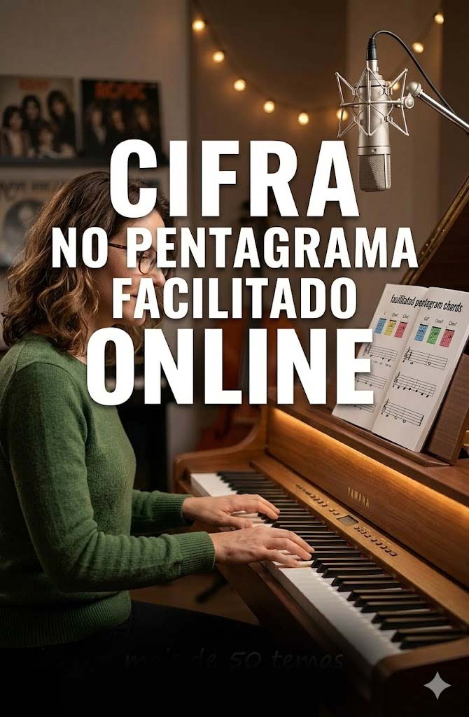Cifra no Pentagrama Online