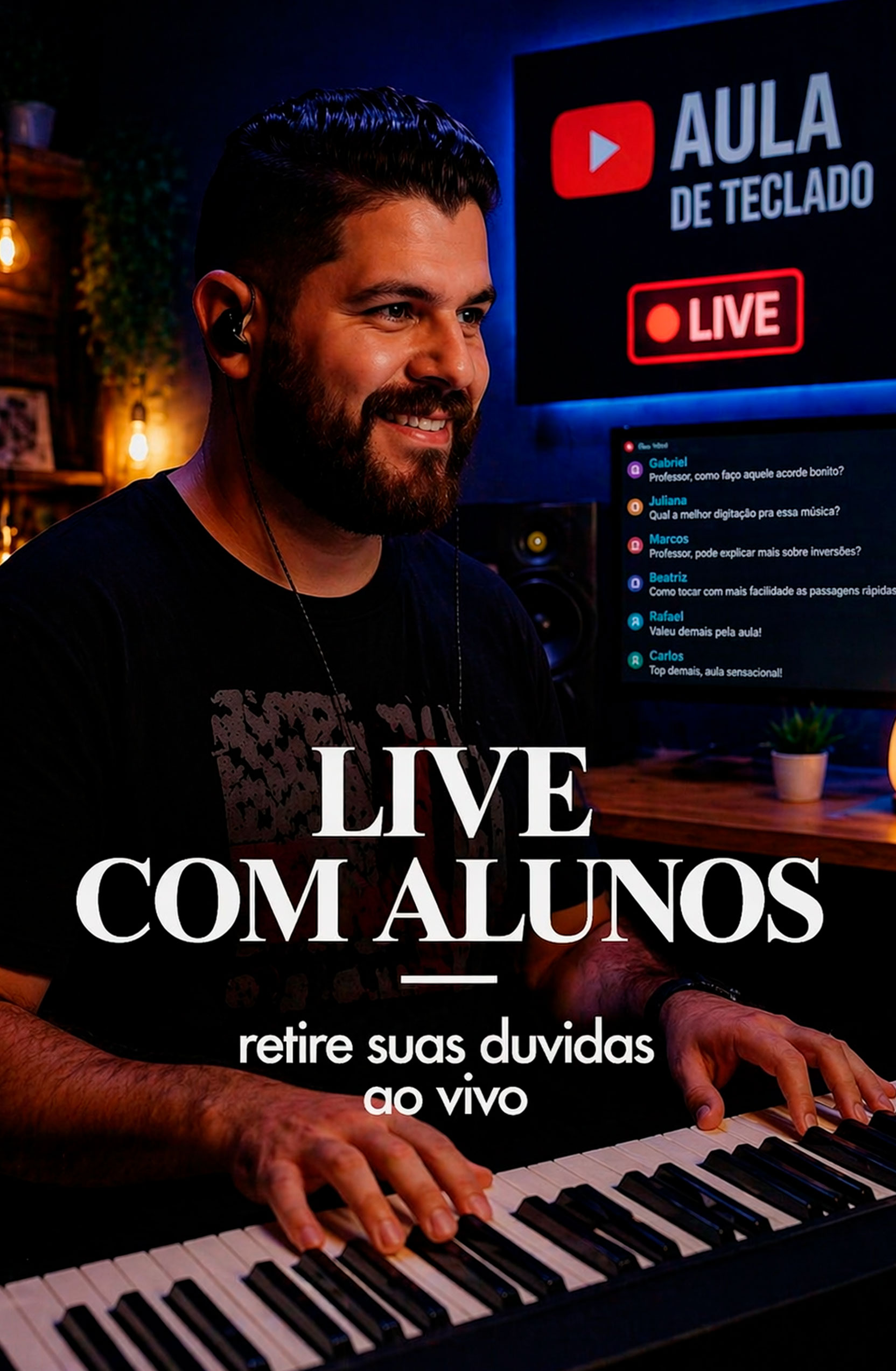 Lives com alunos